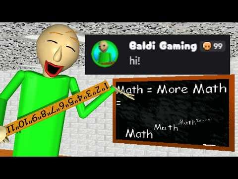 Playing Baldi's Basics With Baldi!