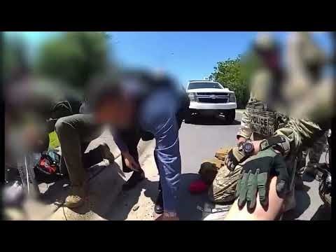 U.S. Border Patrol Bodycam: Suspect Shot After Fleeing Into Backyard