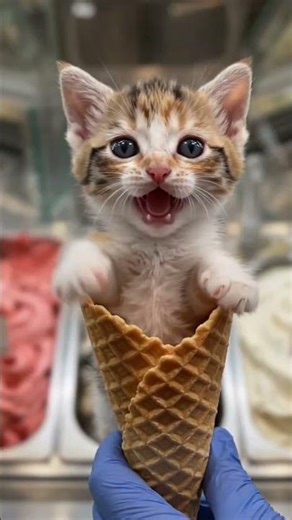 Look what happened when the cat turned into a kitten ❤🐈