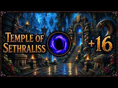 +16 Temple of Sethraliss | Discipline Priest | WoW Midnight | Mythic + Season 2 - 10 Deaths Timed?!