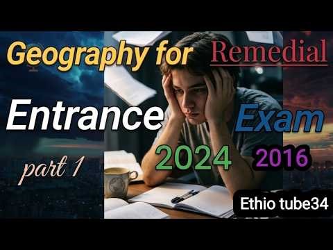 Geography For Remedial Entrance Exam 2016 2024