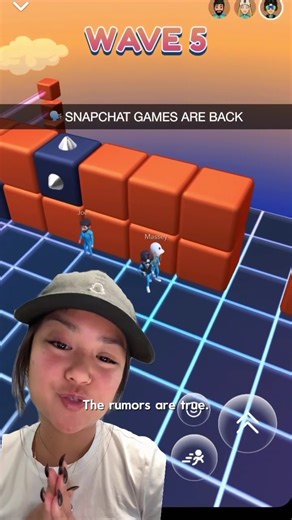 Snapchat on Instagram: "open those group chats cause Snapchat games are back 😎 start a game of Block Buster with your friends today!"