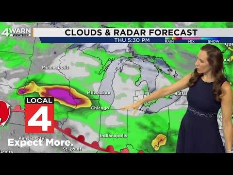 Metro Detroit weather forecast Aug. 12, 2026 -- Noon Update