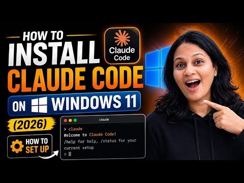 How to Install Claude Code on Windows 11 (2026) | How to Set Up Claude Code