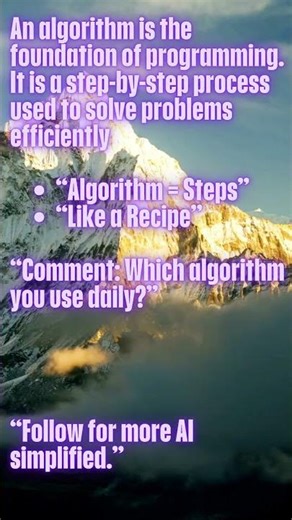 What is Algorithm in Programming Explained Simply