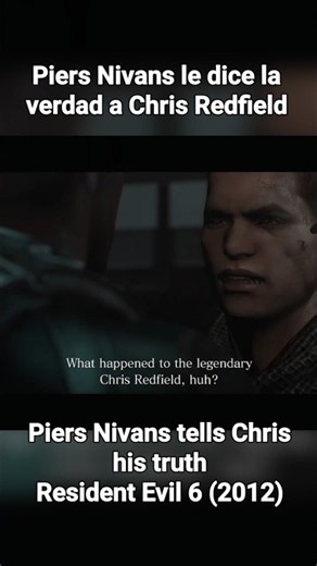 Piers Nivans tells Chris Redfield his truth #residentevil