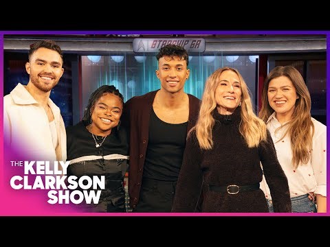 Holly Hunter & 'Star Trek: Starfleet Academy' Cast Beam In To Kelly Clarkson Interview!