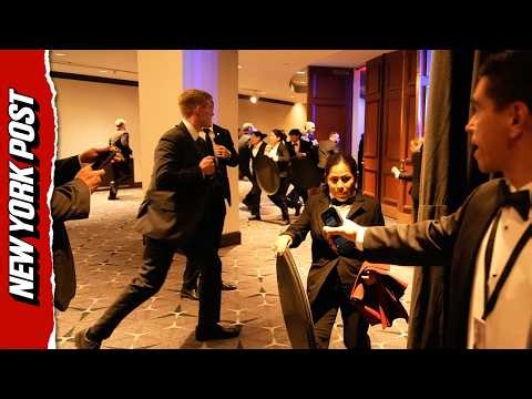 CCTV: Moment Shooter Rushes Lobby of White House Correspondent's Dinner