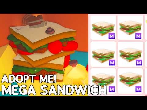 How To Get MEGA NEON SANDWICH Pet In Adopt Me? April Fools Update