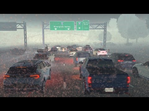*NEW* Greenville Wisconsin Highway SNOW STORM EVACUATION Roblox Roleplay