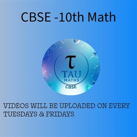 👉 Welcome to Tau Maths (math.o.mania.10th grade)🎓 | Complete CBSE 10th Maths & Science | 2026–2027