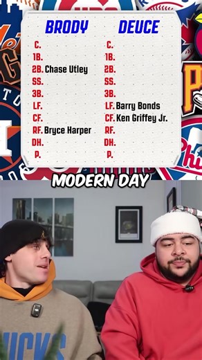 WHO CAN ASSEMBLE THE BETTER SQUAD THROUGH THE MLB RANDOMIZER?! 💨 ⚾️ #baseball #sports #game #draft