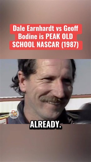 Dale Earnhardt vs Geoff Bodine Was Peak Old School NASCAR #NASCAR #DaleEarnhardt #Shorts