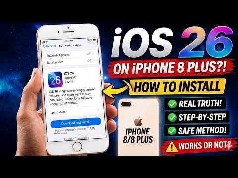 I Turned my iPhone 8 Plus into an iPhone 17 Pro! (Full iOS 26 Setup)