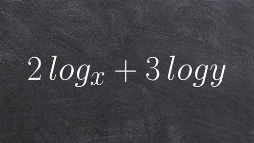 Learning the basics for condensing logarithmic expressions