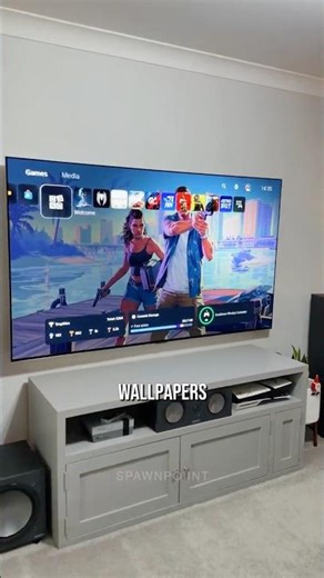 Custom wallpapers on PS5