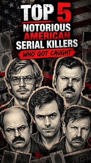 TOP 5 NOTORIOUS AMERICAN SERIAL KILLERS WHO GOT CAUGHT