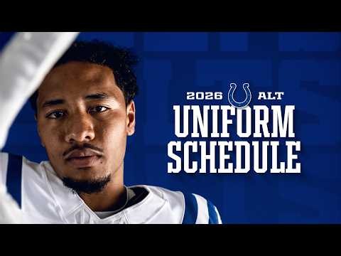 Colts Announce 2026 Alternative Uniform Schedule