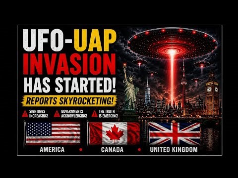 UFO-UAP Invasion Has Started? Reports Skyrocketing Across America, Canada & UK