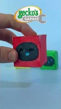 DIY 123 Creative How To Paint: Gecko's Garage! 🦎 #Shorts