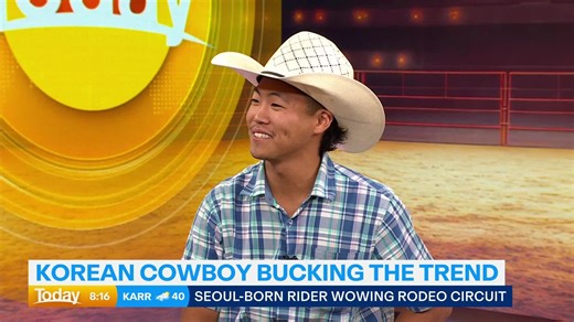 YEEHAW! 🤠 Meet the self-titled 'Korean Cowboy' bucking stereotypes in the Aussie rodeo scene! #9Today | WATCH LIVE 5.30am | TODAY