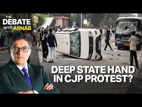 Debate With Arnab: Is The US Deep State Behind The CJP Protest?