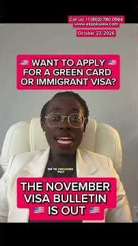 November 2026 Visa Bulletin