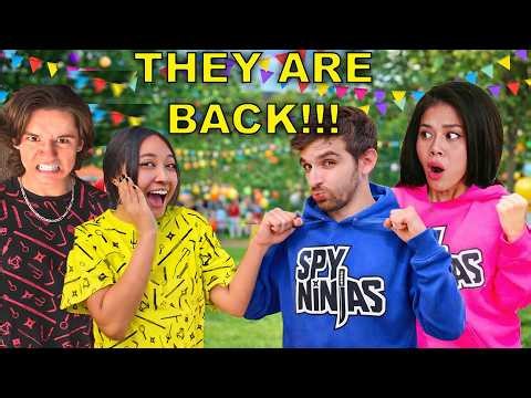 DANIEL & REGINA Are BACK..!! 😱 OUR Original Spy Ninjas! Chad Wild Clay & Vy Qwaint