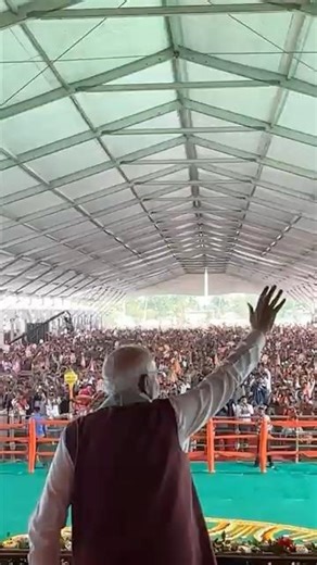 PM Modi gets a grand welcome in Mathurapur | #westbengal | #shorts