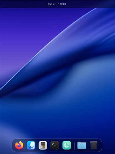 Ubuntu rasa Mac Tahoe 😋😋 #ubuntu #linux #macos #fyp