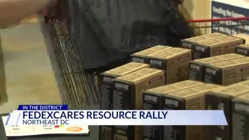 FedEx workers team up with nonprofit to pass out food, more