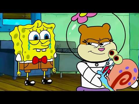 SpongeBob Lost Gary Sad Animation! SpongeBob Funny Animation