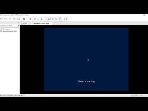 Installing Windows Server 2022 as a virtual machine Step By Step