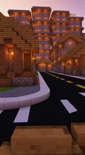 Village to Mega City POV#minecraft #shorts #gaming