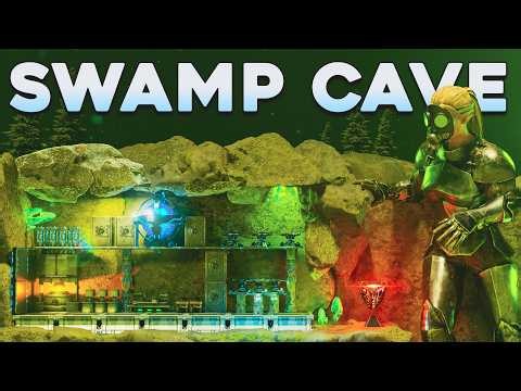 We Built the Greatest Swamp Cave on Day 2 in ARK PvP...