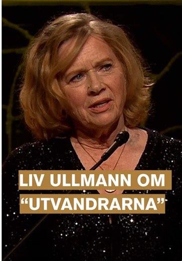 ”UTVANDRARNA är mer aktuell än någonsin.” ❤️ 🎞️ När Liv Ullmann tog emot Hedersguldbaggen 2015 satte hon ord på filmens tidlösa kraft – att beröra, leva vidare och förbli relevant över generationer. 🎞️ Som Kristina i UTVANDRARNA och NYBYGGARNA gestaltade Liv Ullmann en kvinna som lämnar sitt hem, sitt språk och sin trygghet för ett okänt liv på andra sidan havet. En berättelse om kärlek, uppbrott, mod och tvivel – och om vad det kostar att bryta upp. Rollen gjorde Kristina till en av svensk fi