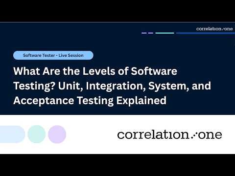 What Are the Levels of Software Testing? Unit, Integration, System, and Acceptance Testing Explained