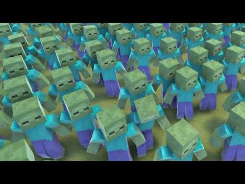 Zombie Apocalypse in Minecraft Today Ultimate Epic Battle Simulator 2 UEBS 2