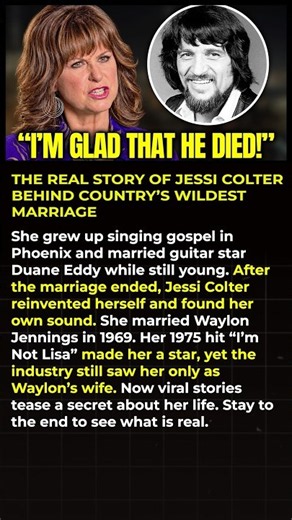 The Real Story of Jessi Colter Behind Country’s Wildest Marriage #shorts