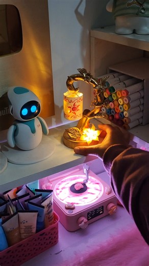 This Rapunzel lamp took my breath away☀️💜 |#shorts #diy #handmade #howtomake #viral #disney #art