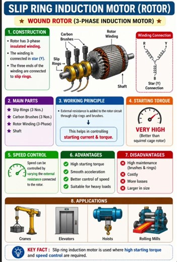 slip ring induction rotor