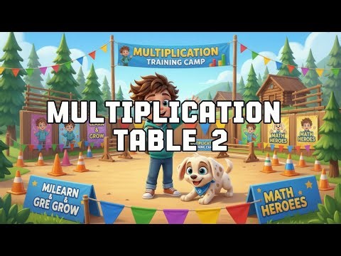 Multiplication Table of 2 🎵 | Count by Twos | Mental Math Magic