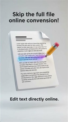 How to Edit PDF Text Online Without Converting the Entire File