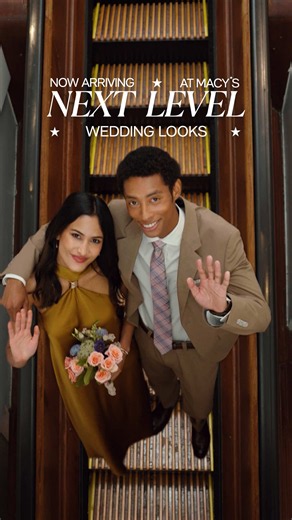 Your fall wedding guest style is going up 📶👞👗 Shop dresses, suits, and more for every celebration at Macy’s.