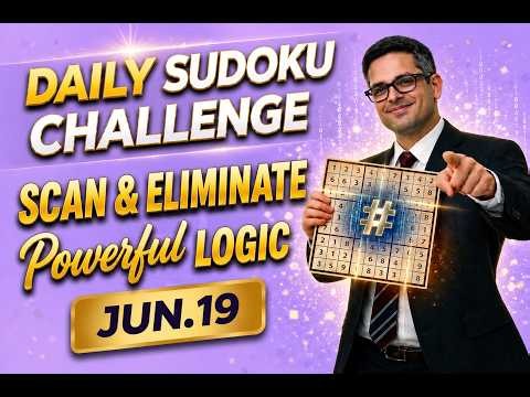Sudoku Challenge - Scan and Eliminate - Powerful Logic #sudoku #education #quiz #games #challenge