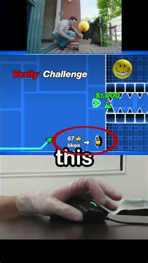 Geometry Dash Pro vs $1,000 Verity Hold Challenge