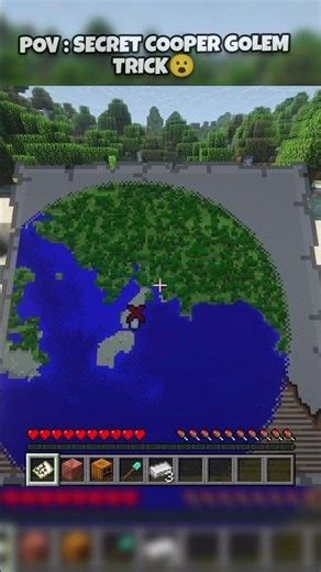 The Illegal Copper Golem Trick You Need To Try! 😂 #minecraft #shorts
