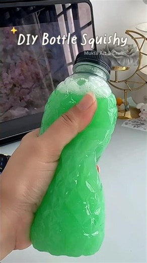 DIY Bottle Squishy 🍾✨😱#shorts #art #dit #craft #youtubeshorts