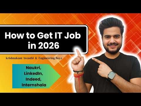 How to Get IT Job in 2026 🚀 Best Platforms (Naukri, LinkedIn, Indeed ) | Full Roadmap