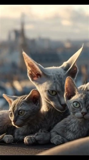 Devon Rex Cats: Alien beauty and hypnotic stares in a magical and relaxing atmosphere.#short#animals